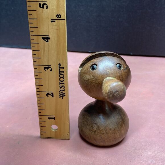 Handmade Nose Shaped Wooden Eyeglass Spectacle Display Stand Holder - Picture 9 of 9